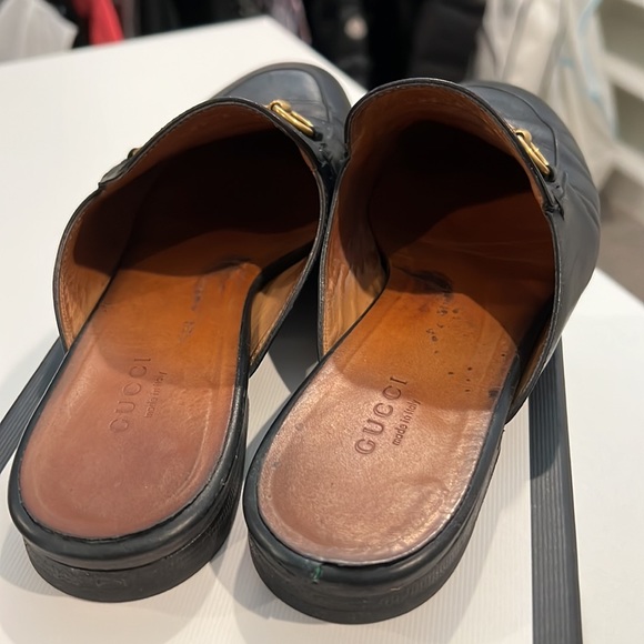 COPY - WOMEN'S PRINCETOWN LEATHER SLIPPER Gucci Size 38 1/2 - Picture 4 of 10